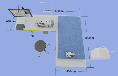 服装工艺理实一体化实训台（学生端）