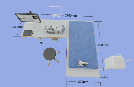 服装工艺理实一体化实训台（教师端）